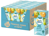 Сок детский ФрутоНяня Мультифрукт с 6 месяцев, 200мл х 18 шт