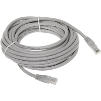 Патч-корд ExeGate UTP-RJ45-RJ45-5e-CU-30M-GY, 5e, 30м, серый <EX282019RUS