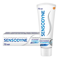 Зубная паста Sensodyne Восстановление и защита отбеливающая для чувствительных зубов, 75мл