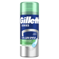 Гель для бритья Gillette Успокаивающий с алоэ, 75мл