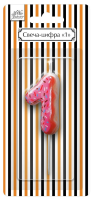 Свеча-цифра Fiolento Friendly Birthday 1