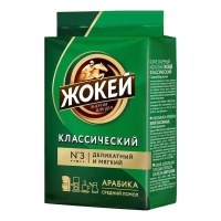 Кофе молотый Жокей Классический 100г, пачка