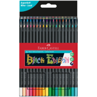 Карандаши цветные Faber-Castell 'Black Edition', 36цв., трехгран., черное дерево, заточен., картон.