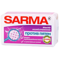 Мыло хозяйственное Sarma, 140г, против пятен
