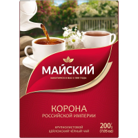 Чай Майский Корона Российской империи, черный, 200г
