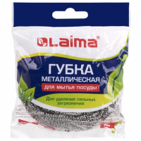 Спираль очищающая Laima металлическая, спиральная, 50г
