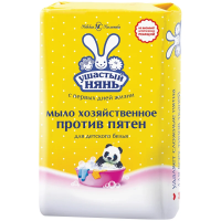 Мыло хозяйственное Ушастый Нянь детское, 180г, пятновыводитель