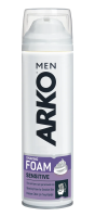 Пена для бритья Arko Sensitive для чувствительной кожи, 200мл