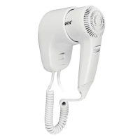Фен настенный Sonnen HD-1288 1200Вт, белый, 2 скорости