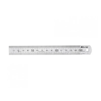 Линейка  измерительная 150х19 мм металлическая Micron 42158