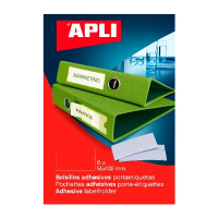 Самоклеящийся карман для лотков и папок Apli 2614, 55x102мм, 6шт