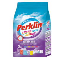 Стиральный порошок автомат 3 кг PERKLIN (ПЕРКЛИН) ULTRA 'Color', УЛУЧШЕННАЯ ФОРМУЛА, универсальный, 700606