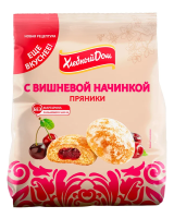 Пряники Хлебный дом с вишневой начинкой, 300г