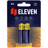 Батарейка Eleven Super AA LR06, алкалиновая, 2шт/уп