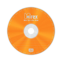 Диск DVD+R Mirex 4.7 Гб, 16x, Cake, UL130013A1B, 50шт/уп