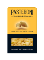 Макароны Pasteroni Конкилье Ригате №128, 400г