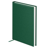 Ежедневник недатированный, А5, 160л., твердый переплет, балакрон, BG 'Ariane. Dark green', темно-зеленый