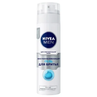 Гель для бритья Nivea Восстанавливающий, для чувствительной кожи, 200мл