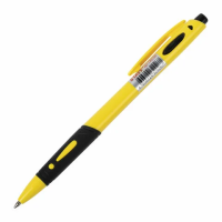 Шариковая ручка автоматическая Staff College BP-16 Neon синяя, 0.35мм, корпус ассорти