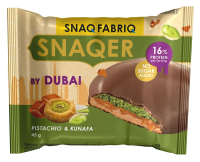 Печенье Snaq Fabriq глазированное фисташка с хрустящим тестом и карамелью, 45г