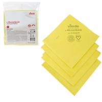 Салфетки VILEDA PROFESSIONAL 'МикронКвик', КОМПЛЕКТ 5 шт., микроволокно, желтый, 38х40 см, 170638
