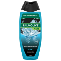 Гель для душа Palmolive Men Спорт Восстанавливающий 3 в 1 для тела, лица и волос, 500мл