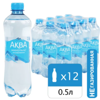 Вода питьевая Aqua Minerale без газа, 500мл, ПЭТ