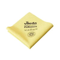 Салфетка хозяйственная Vileda Professional ПУРмикро Актив 38х35см, желтая, 174072
