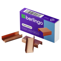 Скобы для степлера Berlingo №24/6, медные, 1000шт