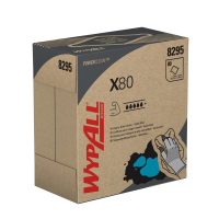 Протирочные салфетки Kimberly-Clark WypAll X80, 80шт, 42.6х21см, синие, 8295