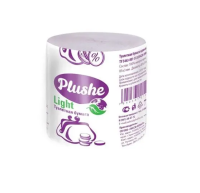 Туалетная бумага Plushe Light серая, 1 слой, 28м