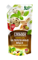 Майонез Слобода На перепелиных яйцах, 200г, 67%