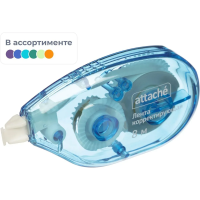 Корректирующая лента Attache 5ммх8м, боковая подача цвет корпуса синий