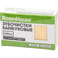 Зубочистки бамбуковые 1000 шт. в коробке, BOOMHOUSE (БУМХАУС), 701956