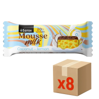 Десерт Ёбатон Мусс с кокосом и лимоном, 40г x 8 шт