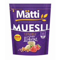 Мюсли Matti Клубника-белый шоколад, 250г
