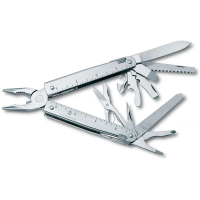 Мультитул Victorinox SwissTool, 115мм, 27 функций в кожаном чехле