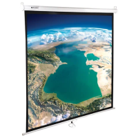 Экран для проектора настенный Brauberg Wall 180х180см, ручной