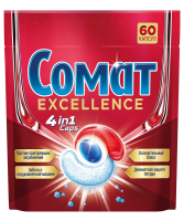 Капсулы для посудомоечной машины Сомат Excellence 4in1, 60шт