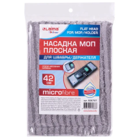 Насадка МОП плоская Laima Home 42см, карманы, плотная микрофибра
