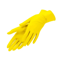 METRO PROFESSIONAL Перчатки хозяйственные латекс желтые L, 5 пар