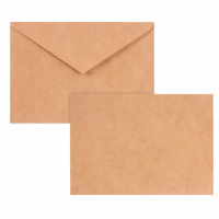 Конверт почтовый Brauberg С6, 114х162мм, крафт, 90 г/м2, клей, 50шт/уп