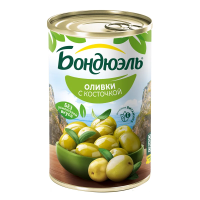 Оливки Бондюэль с косточкой, 300г