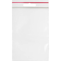 Пакет с замком (Zip Lock) с европодвесом 8х12 см, 60 мкм, 100 шт/уп
