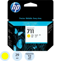 Картридж струйный Hp 711 CZ132A, желтый