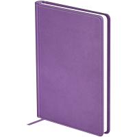 Ежедневник недатированный, А6, 136л., твердый переплет, кожзам, BG 'Winner. Light purple', фиолетовый