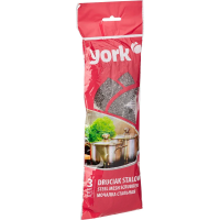 Губки для посуды York, металлические, 8,5*2,5см, 3шт.