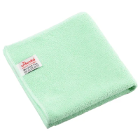 Салфетки VILEDA PROFESSIONAL 'МикроТафф Плюс' КОМПЛЕКТ 5 шт., микрофибра, зеленый, 38х38 см, 174203