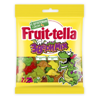 Мармелад жевательный Fruittella Звери микс с фруктовым соком, 70г