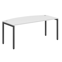 Стол прямой Skyland Xten-S XSET 189, белый/антрацит, 1800х914х750мм